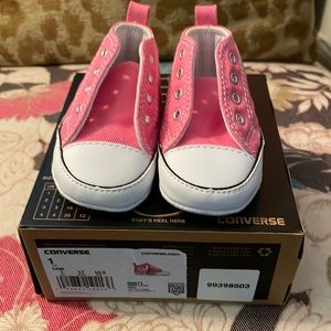 Infant Baby Converse soft sole shoes size 1